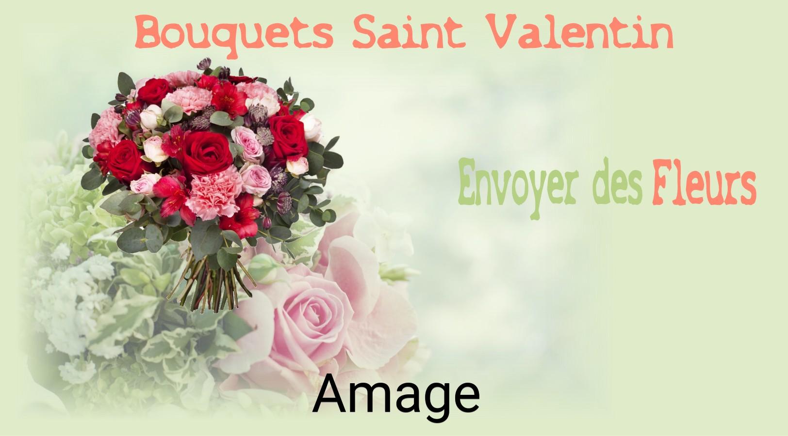 Roses de Saint-Valentin livrées à Amage